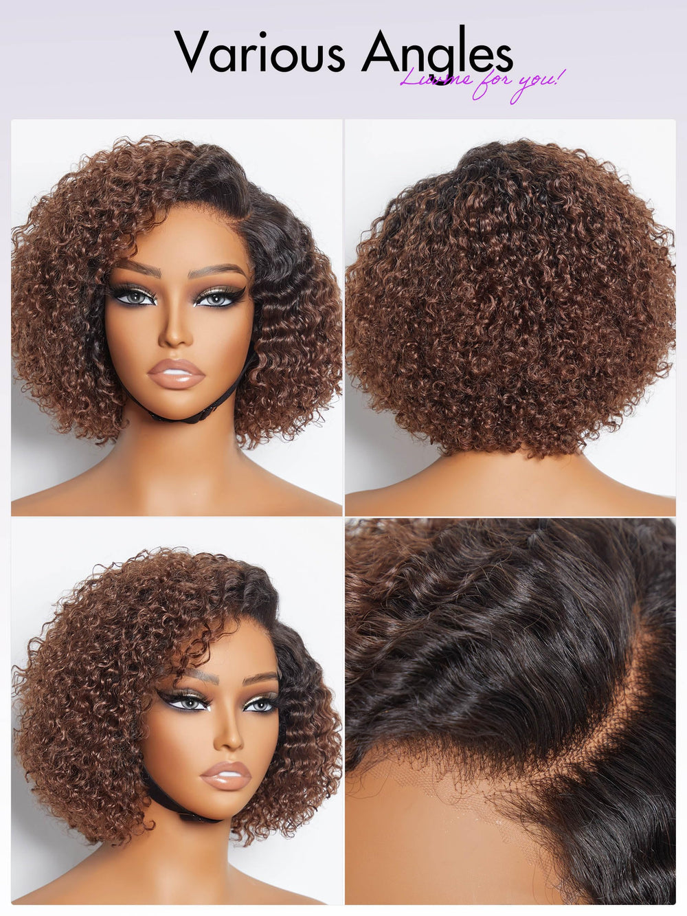 LUVME HAIR 100% Brazilian human hair texture is soft and dye-friendly
