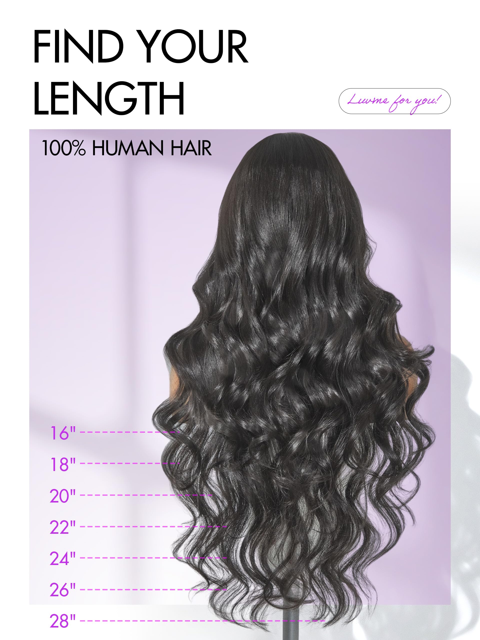 LUVME HAIR care guide image suggests easy styling and maintenance routines