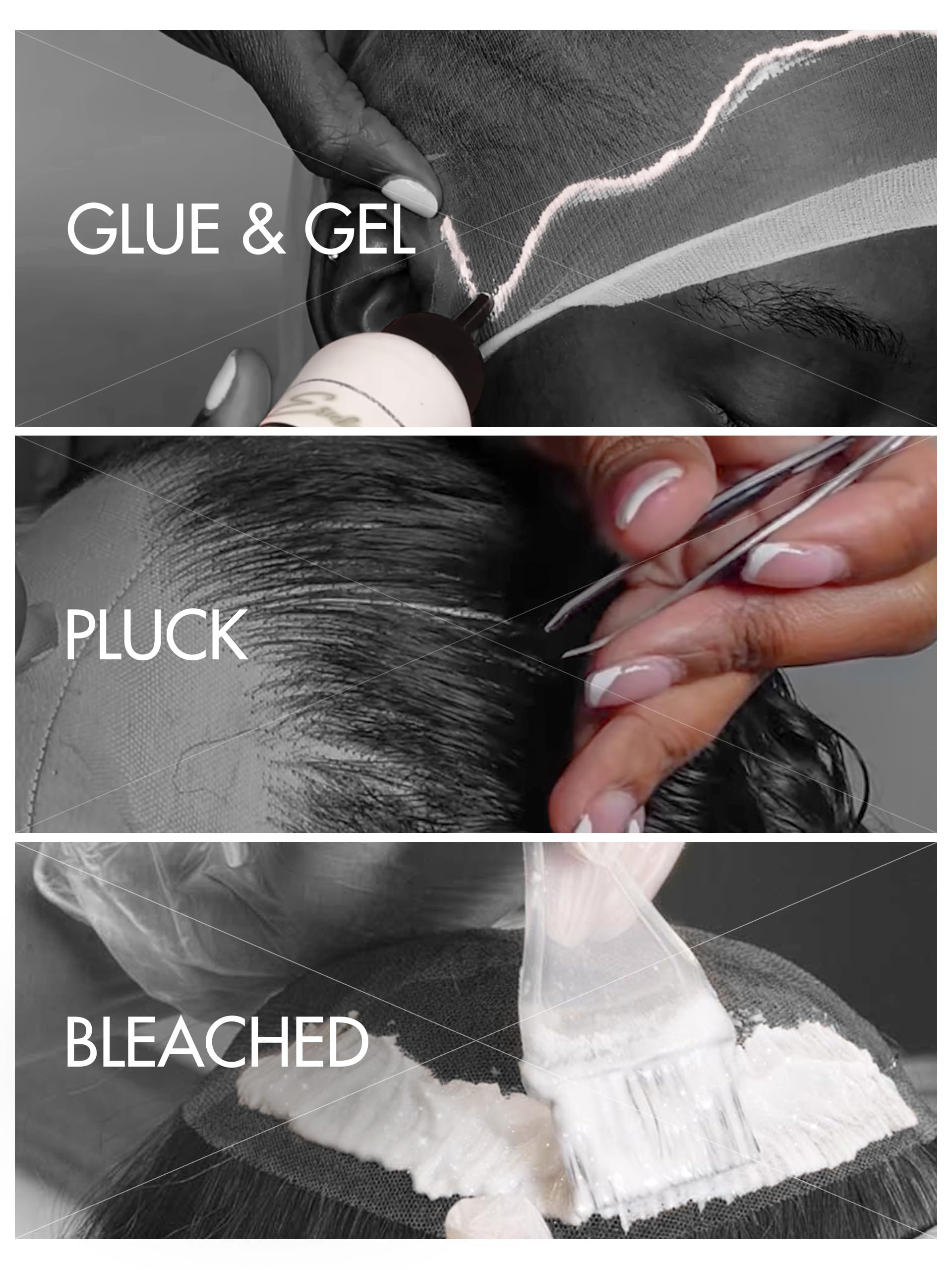 LUVME HAIR hd lace closure demonstrates natural-look lace for seamless part