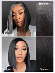 LUVME HAIR pre-cut-lace provides ready-to-wear lace-front convenience.