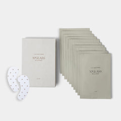 Lux Unfiltered cooling under-eye patches hydrate for a refreshed look.