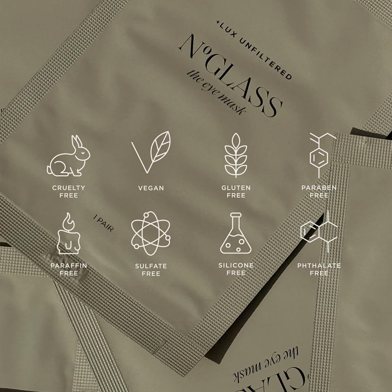 Lux Unfiltered made in Korea under-eye patches offer premium care.