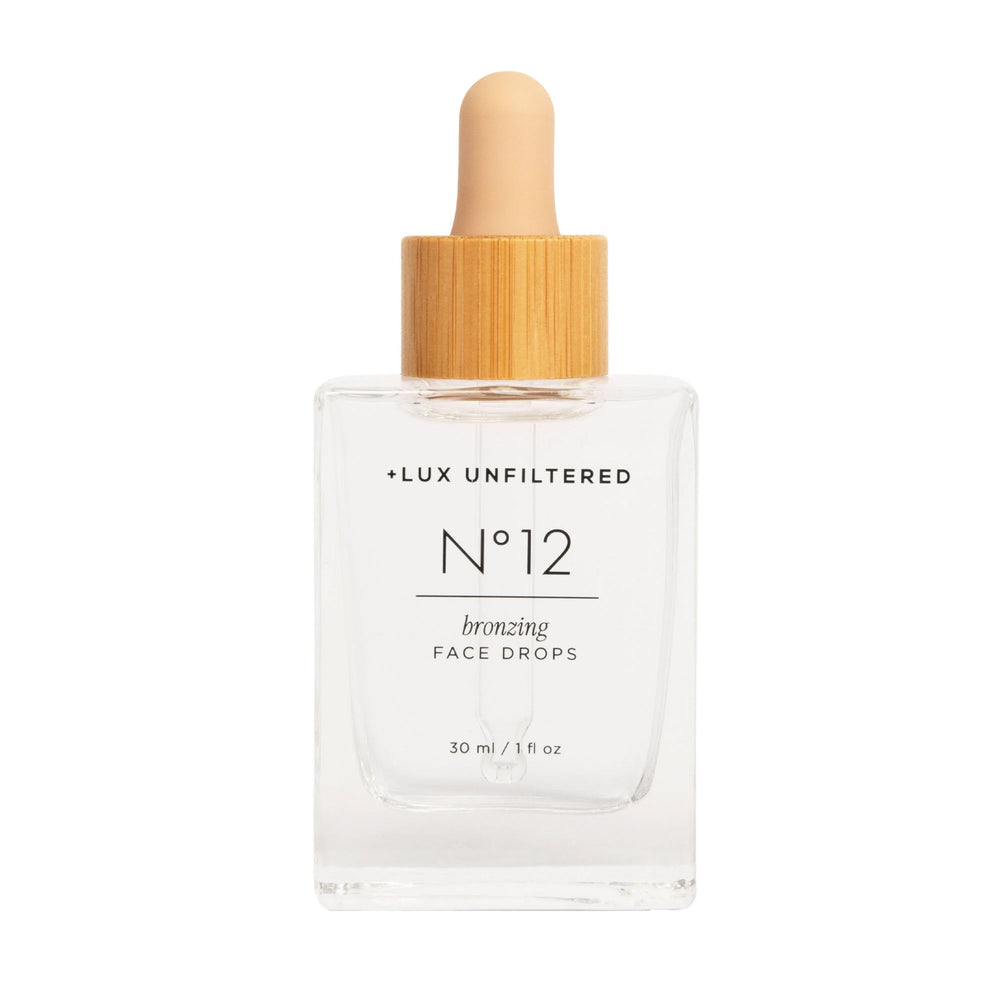 Lux Unfiltered N°12 bottle for fragrance-free face tan