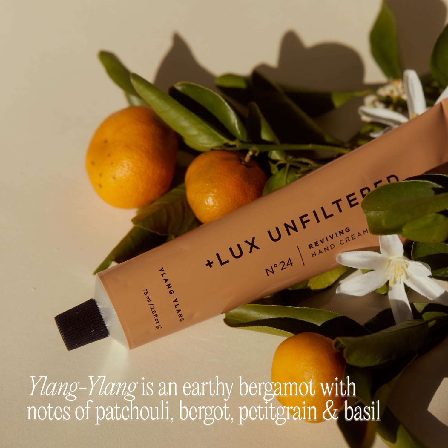 Lux Unfiltered N°24 with hyaluronic acid and squalane boosts moisture.
