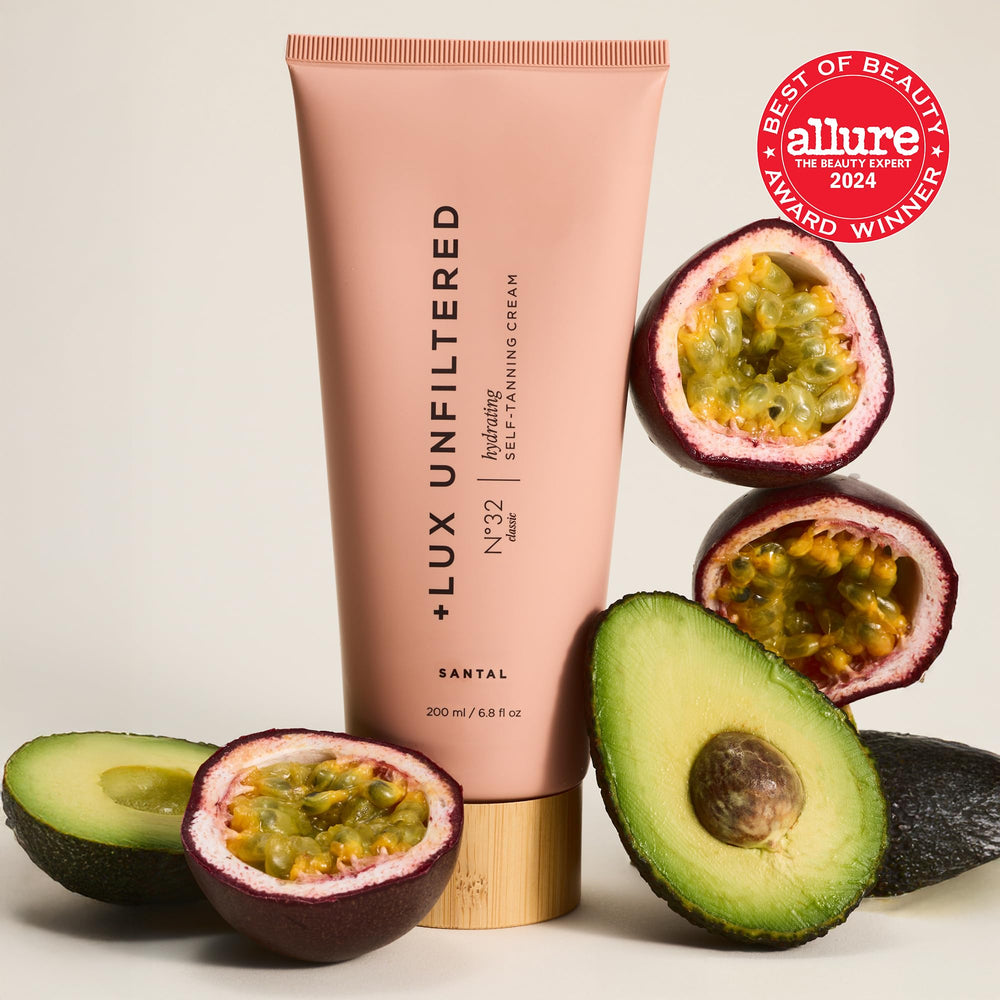Lux Unfiltered N°32 applied to skin for gradual tan