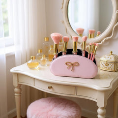 Luxape Bow Makeup Brush Set powder and blush brushes for even application