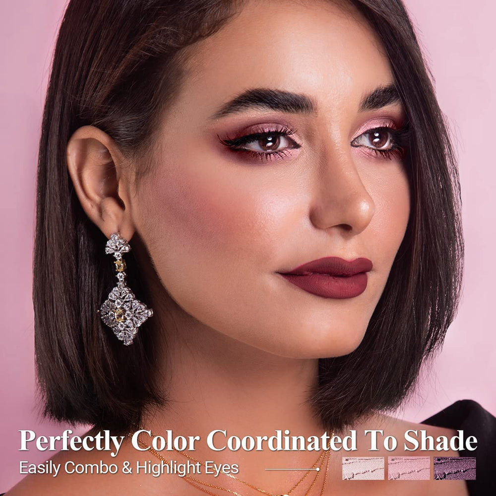 Luxaza blending brush on end aids smudge-free edge refinement