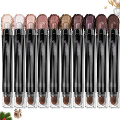 LUXAZA eyeshadow stick matte-champagne swatch for natural daytime look