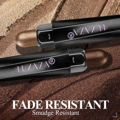 LUXAZA eyeshadow stick set auburn swatch for smoky or daytime looks