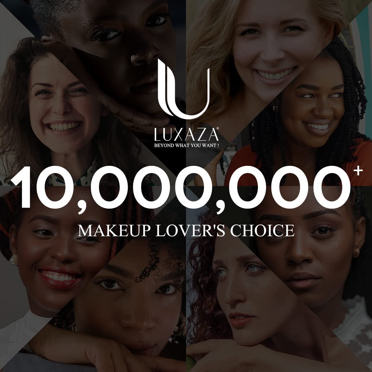 Luxaza neutrals coordinated color palette creates versatile everyday makeup.