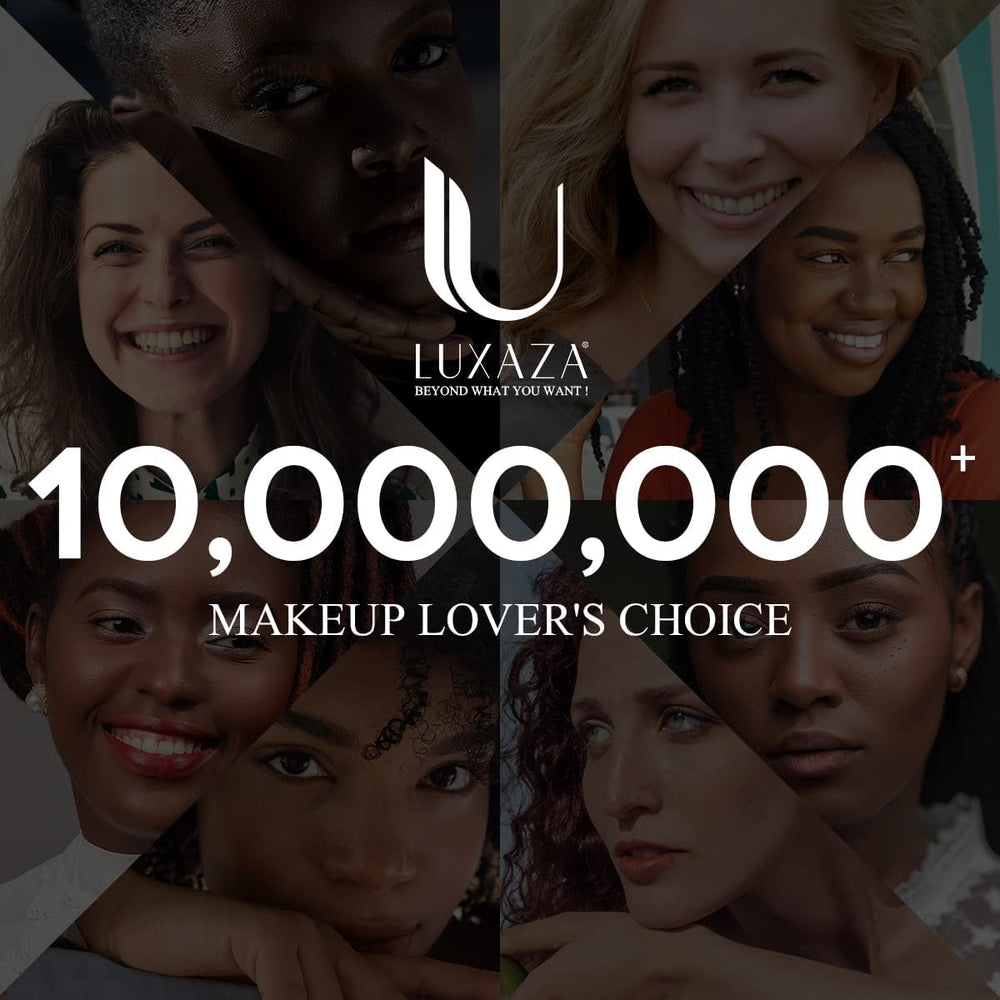 Luxaza neutrals coordinated color palette creates versatile everyday makeup.