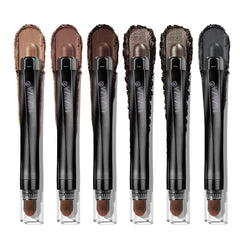 LUXAZA PRO 6PCS neutral eyeshadow set packaging for on-the-go makeup