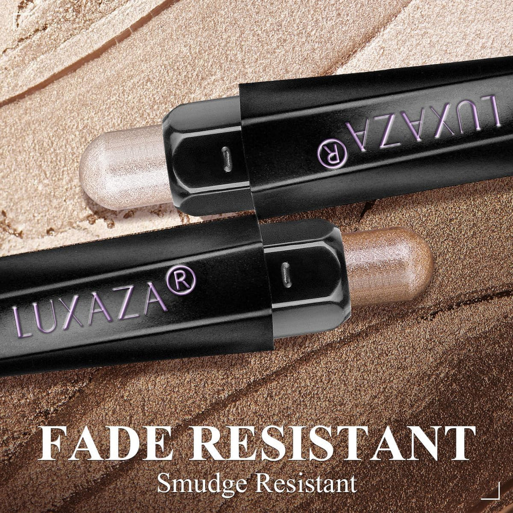 LUXAZA PRO built-in blending brush in action for seamless blends