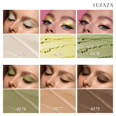 LUXAZA PRO FIREFLIES LIGHT green metallic swirls on stick show vibrant shimmer.