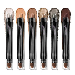 LUXAZA PRO neutral brown eyeshadow stick soft glide for effortless blending.