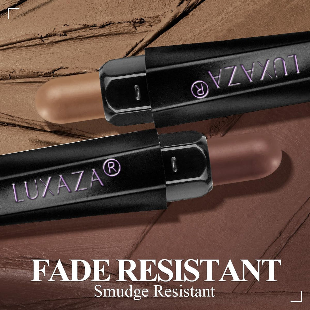 LUXAZA PRO matte cream textures swatch shows versatile neutrals