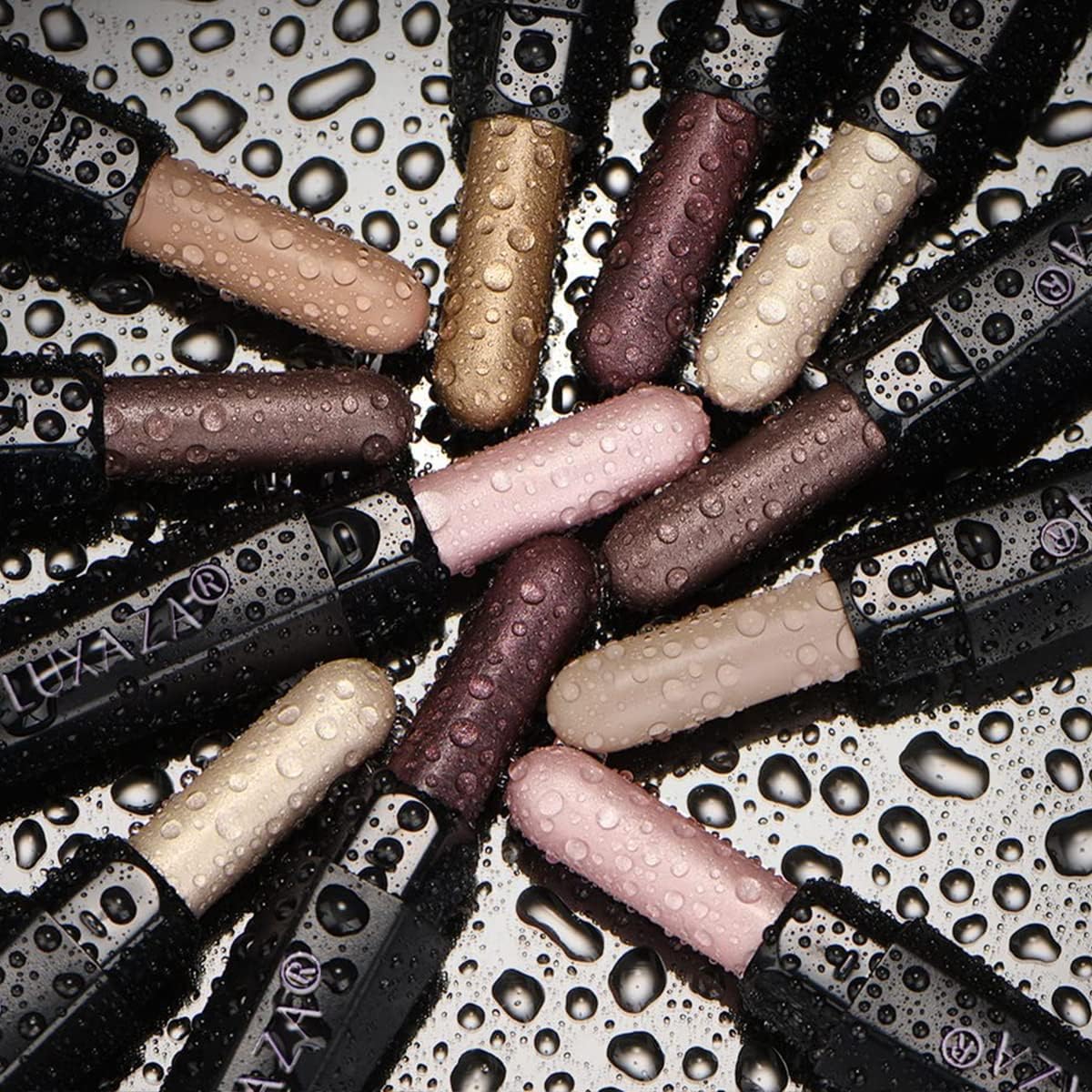 Luxaza waterproof and sweatproof formula maintains color wear