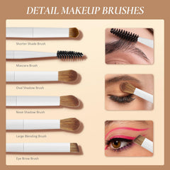 LUXBRU contour brush for precise definition and blending.