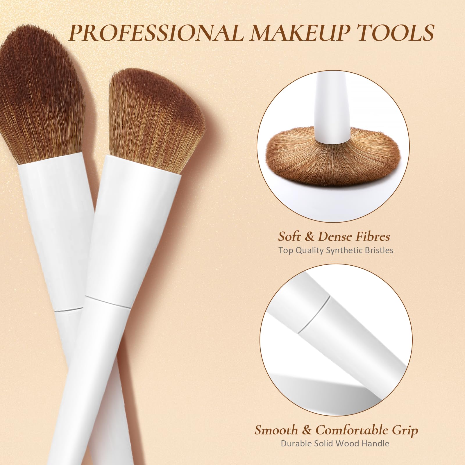 LUXBRU eye-shadow brush for detailed eye makeup.