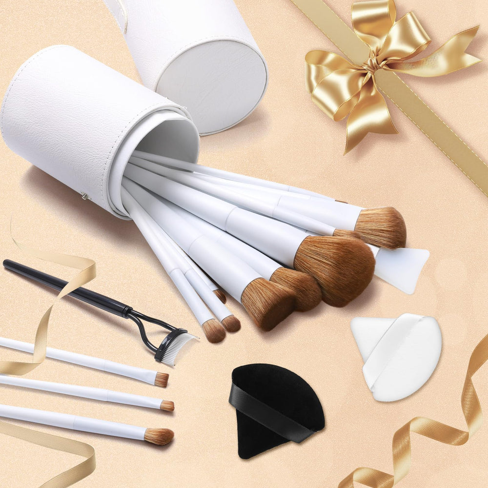 LUXBRU puff set for soft makeup application.