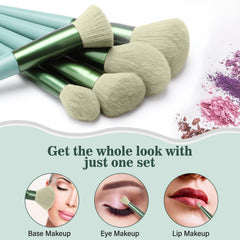 LUXBRU wooden ergonomic handles detail reduces hand fatigue during makeup