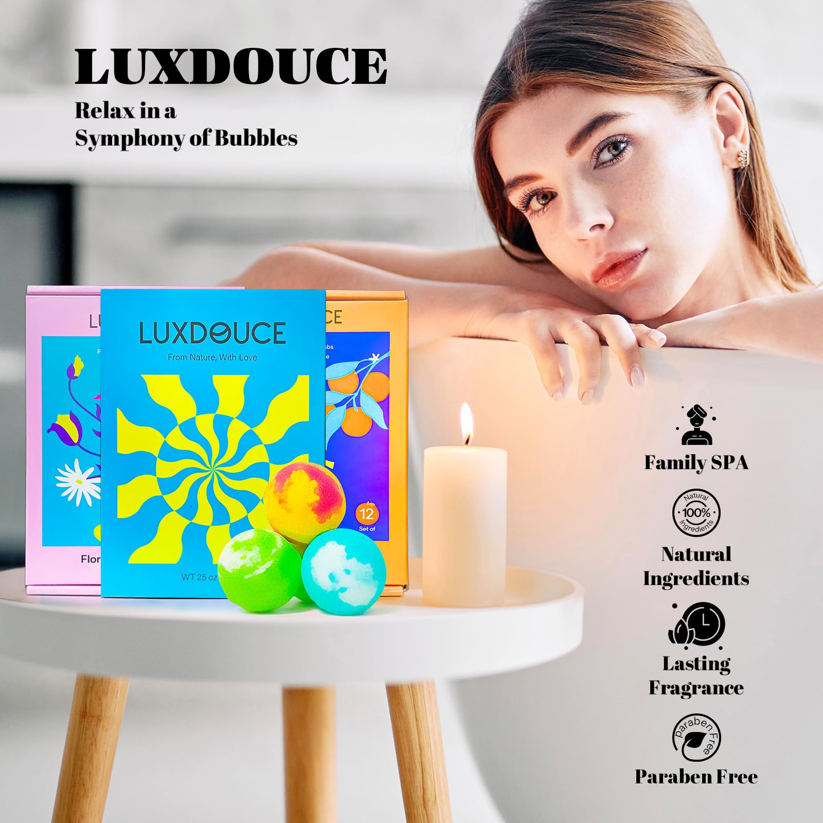 LUXDOUCE envase regalo exquisito, presentación lista para obsequiar