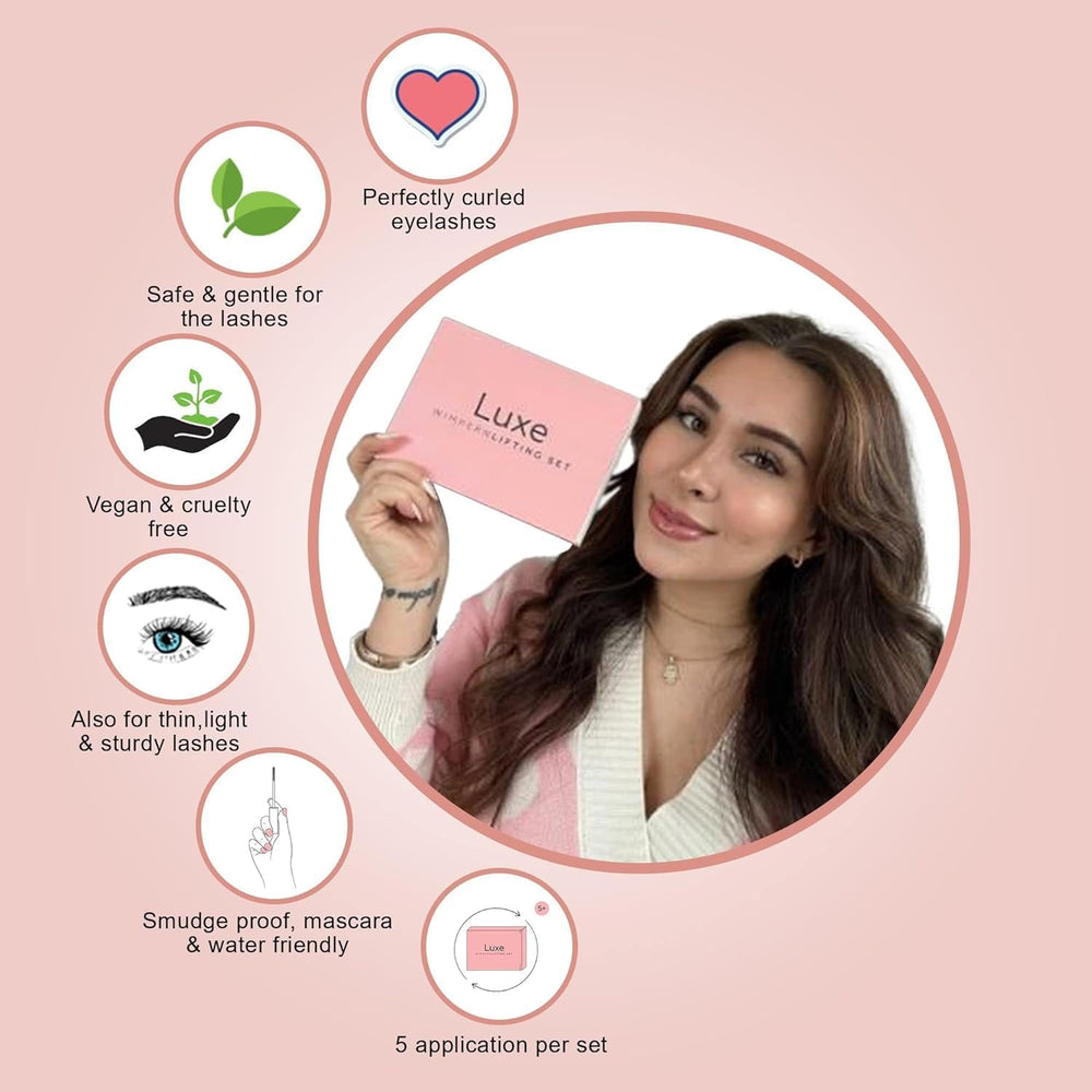 Luxe Cosmetics Luxe Lashlift application tools for precise at-home lamination
