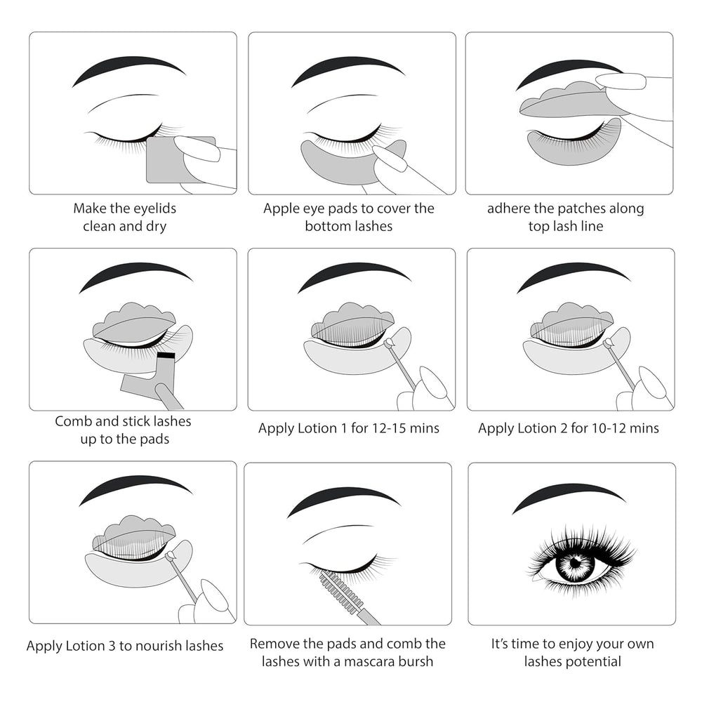 Luxe Cosmetics Luxe Lashlift video tutorial guides beginners step by step