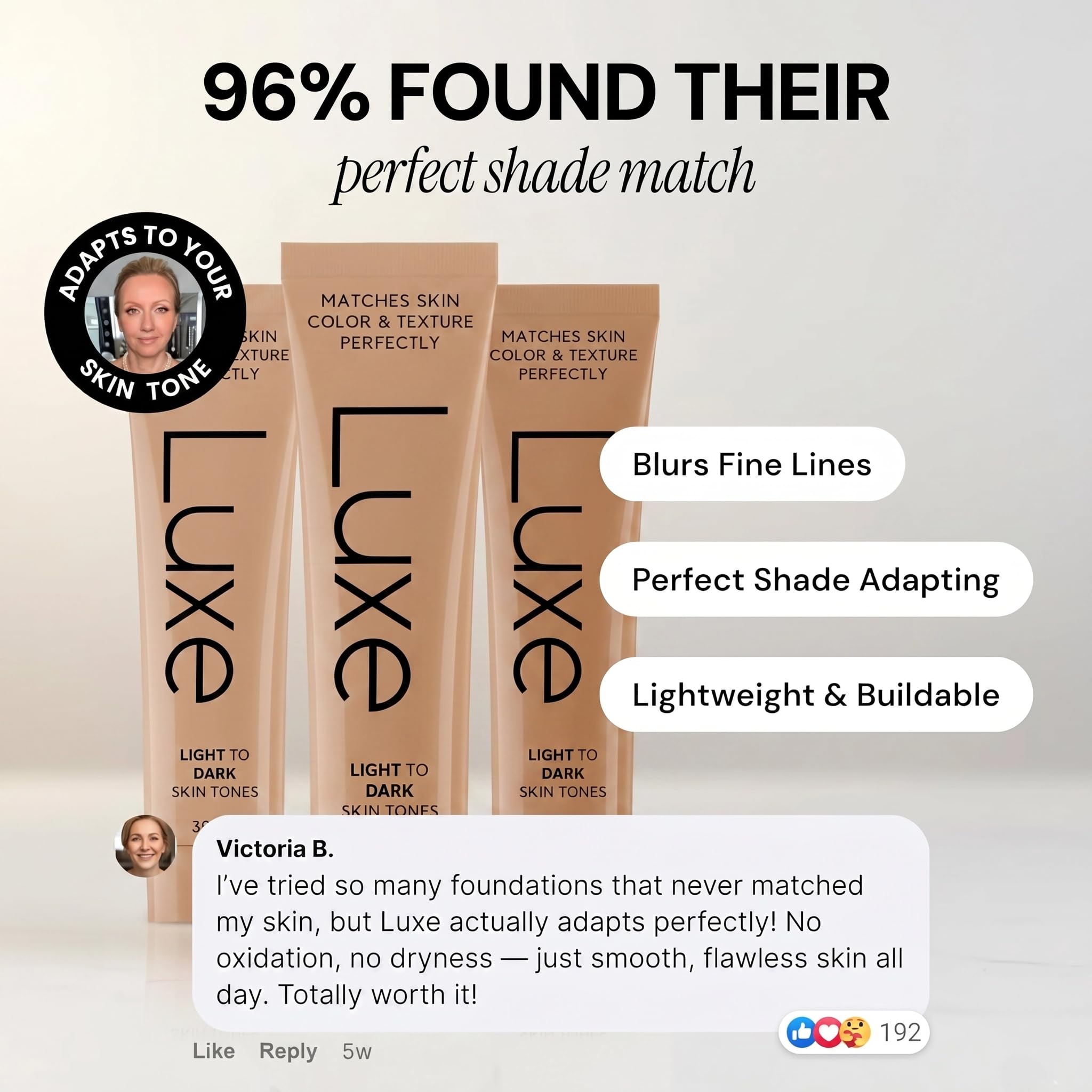 Luxe label ingredients close-up highlighting skincare actives for comfort