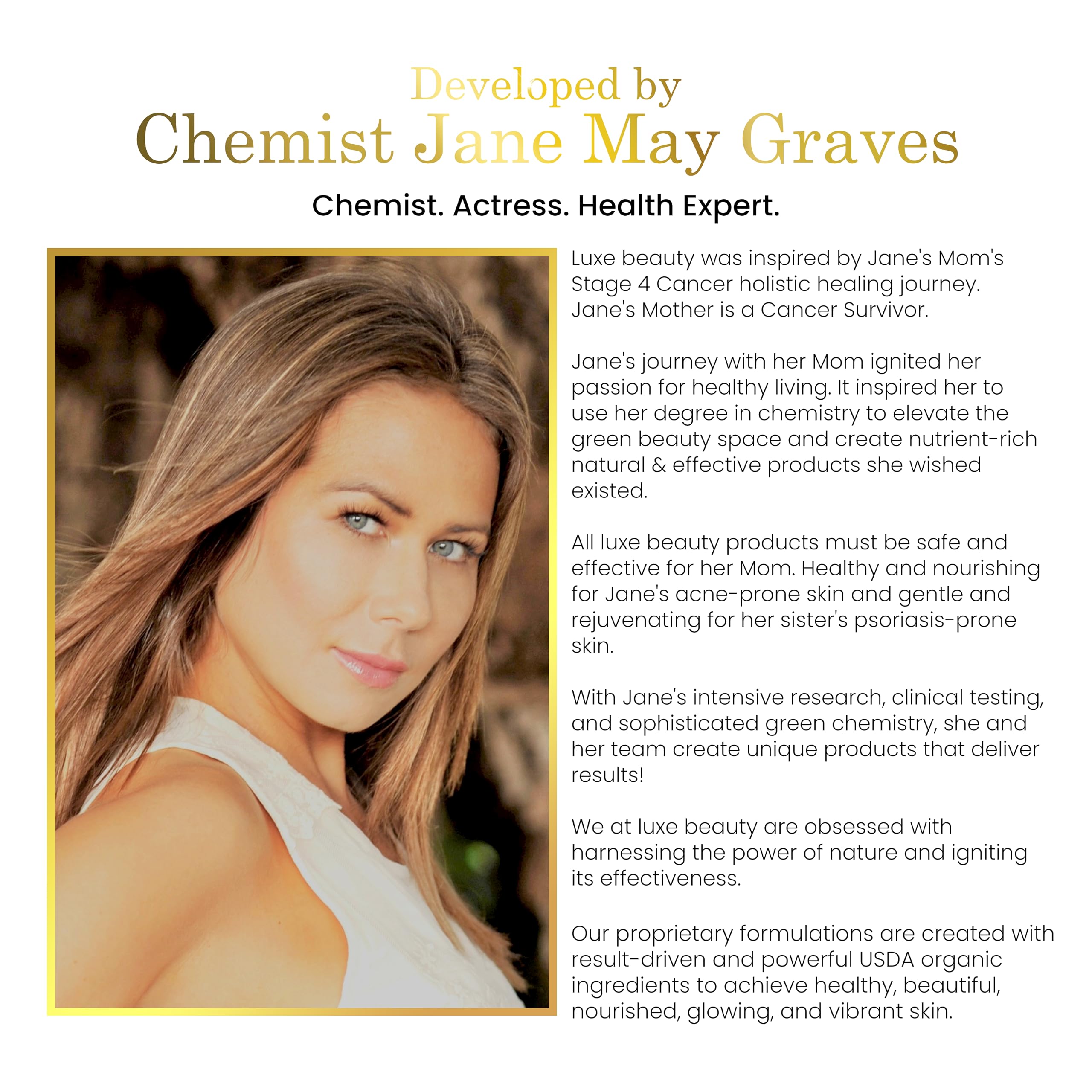 LUXEBEAUTY LuxeLotion used on face and body for multi-area care