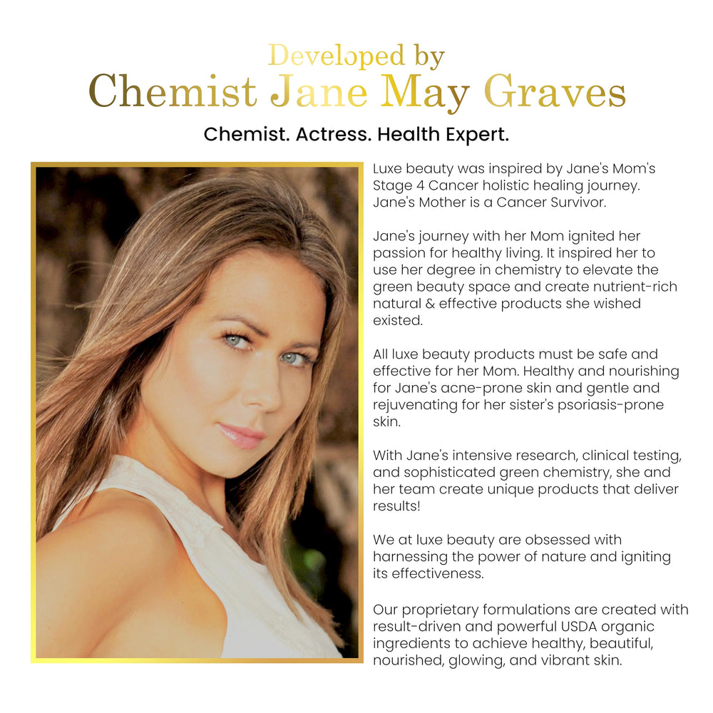 LUXEBEAUTY LuxeLotion used on face and body for multi-area care