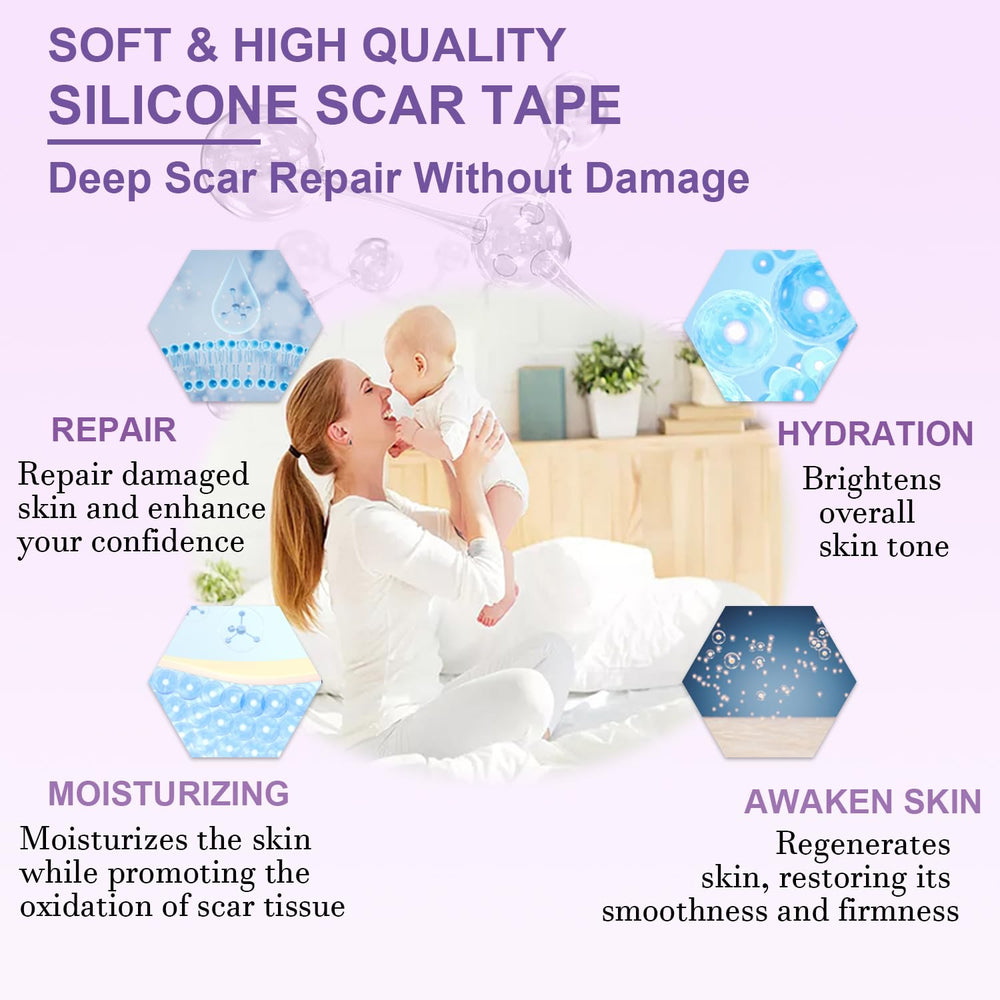 LUXEFUS silicone scar durability washability demonstrates reusable, glue-free strips for long-term use