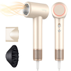 Luxing Turbolux hair dryer front view for fast at-home drying and easy handling.