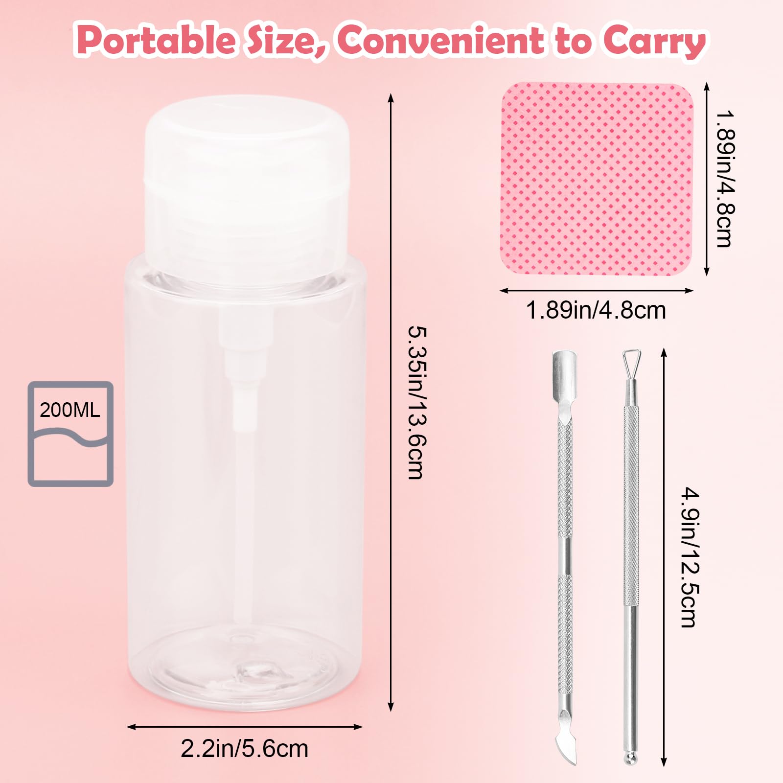 Luxiv pump bottle 200ml with top pump for easy, mess-free dispensing