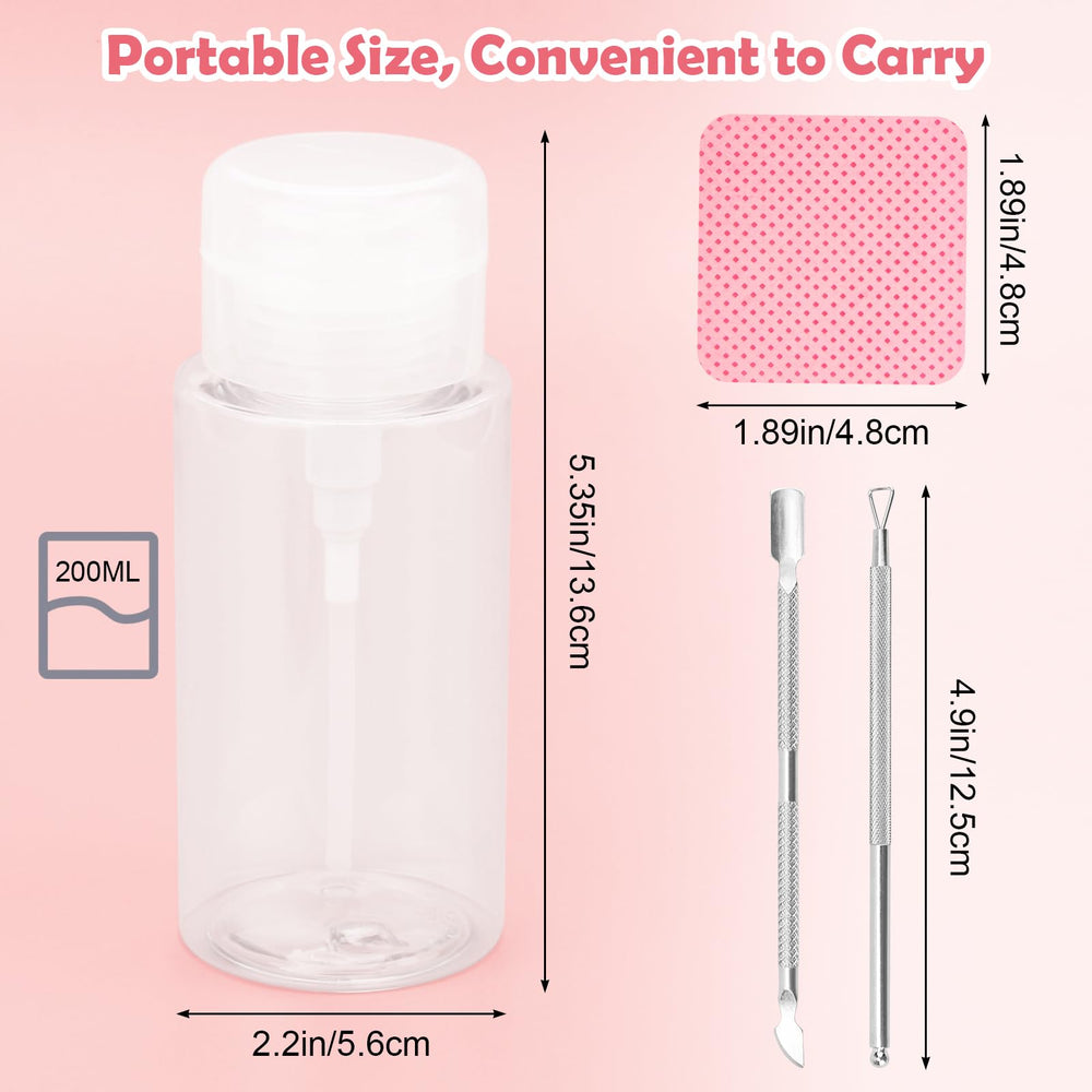 Luxiv pump bottle 200ml with top pump for easy, mess-free dispensing