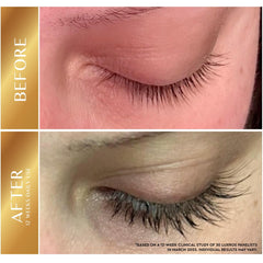 LUXROS Eyelash Growth Serum packaging box, gift-ready presentation