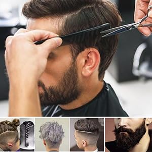 LUXXII everyday-use-comb for all hair types with a sleek black finish.