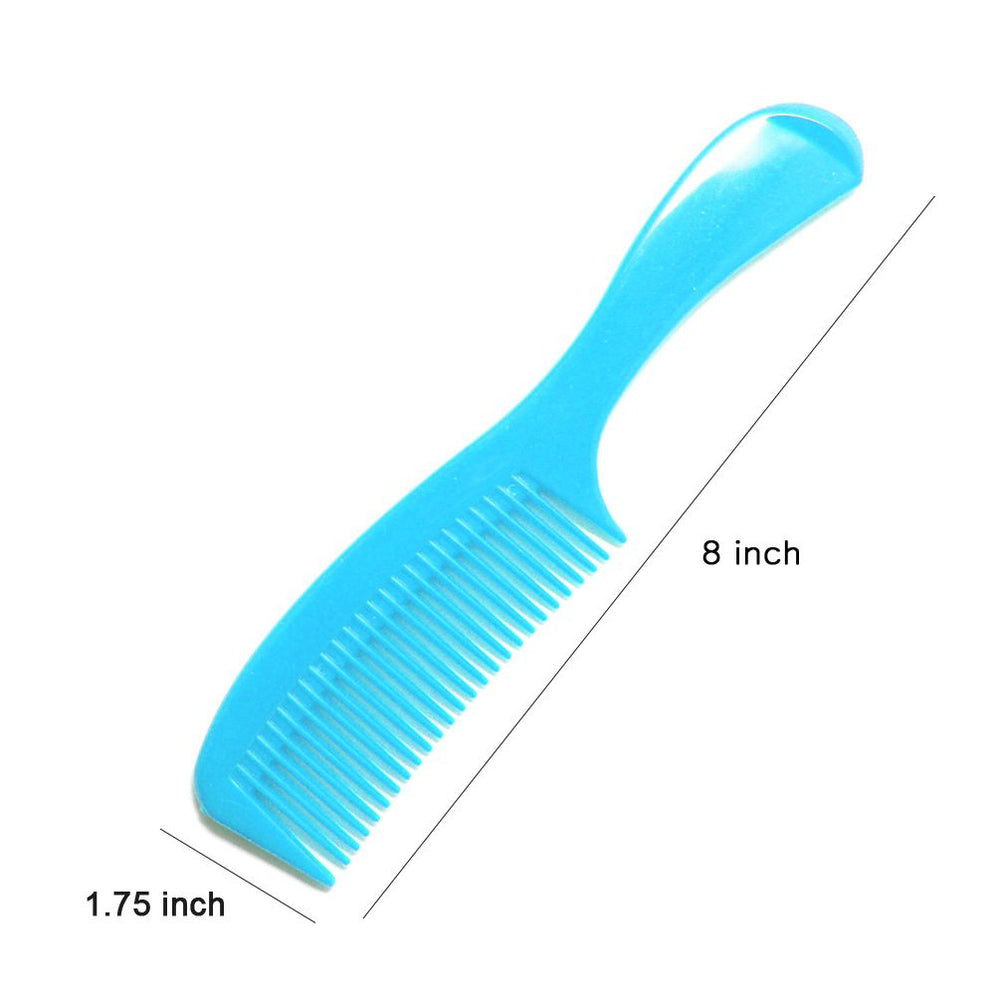 LUXXII wet-hair detangling demo shows drag-free combing experience.