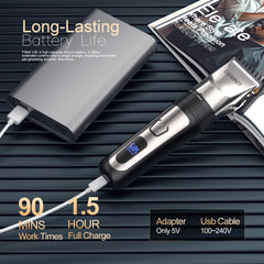 LVAINIT rotary motor shot conveys fast cutting through thick hair with ease.