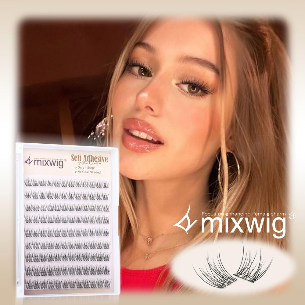 Lvmixwig soft fiber lashes provide lightweight all-day comfort.