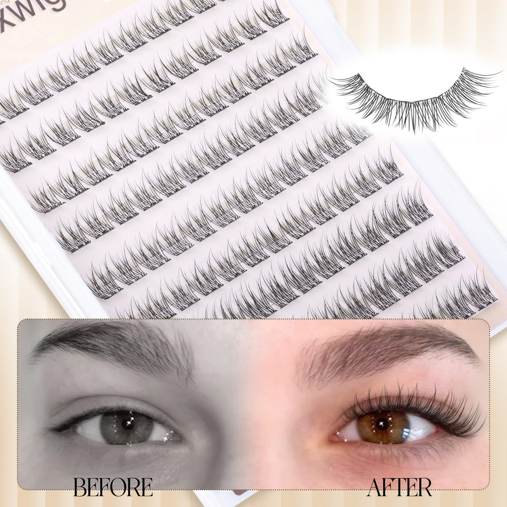 Lvmixwig tweezers-assisted placement for precise lash cluster application.