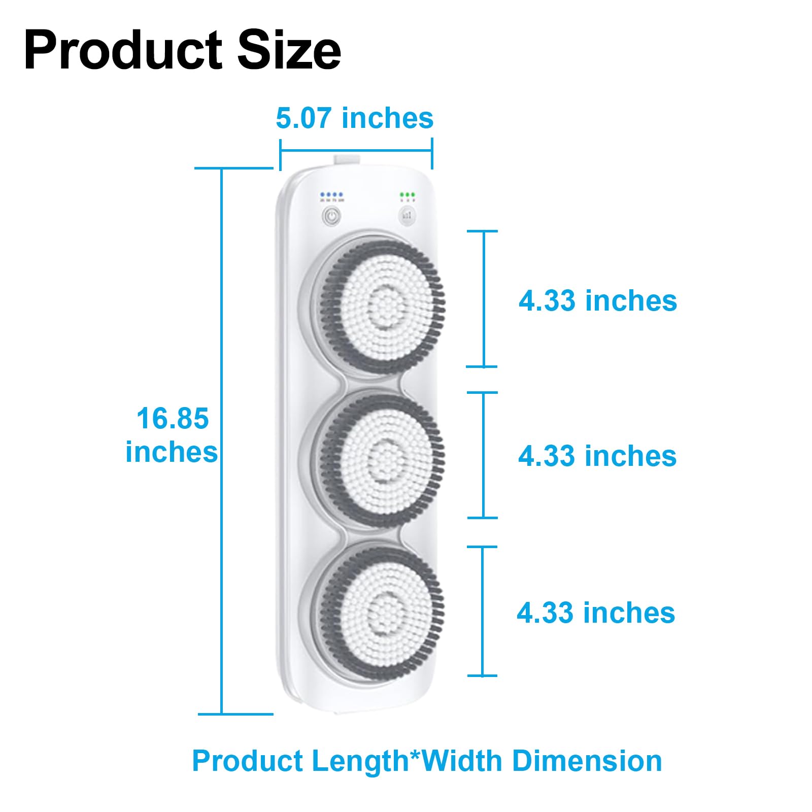 Lvrunben adjustable-height track reaches hard-to-reach areas comfortably.