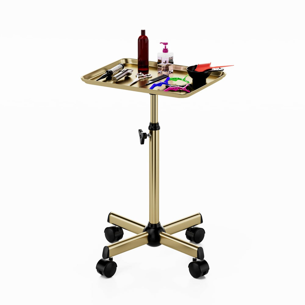LWADALN Salon Tray champagne-gold finish adds a premium touch.