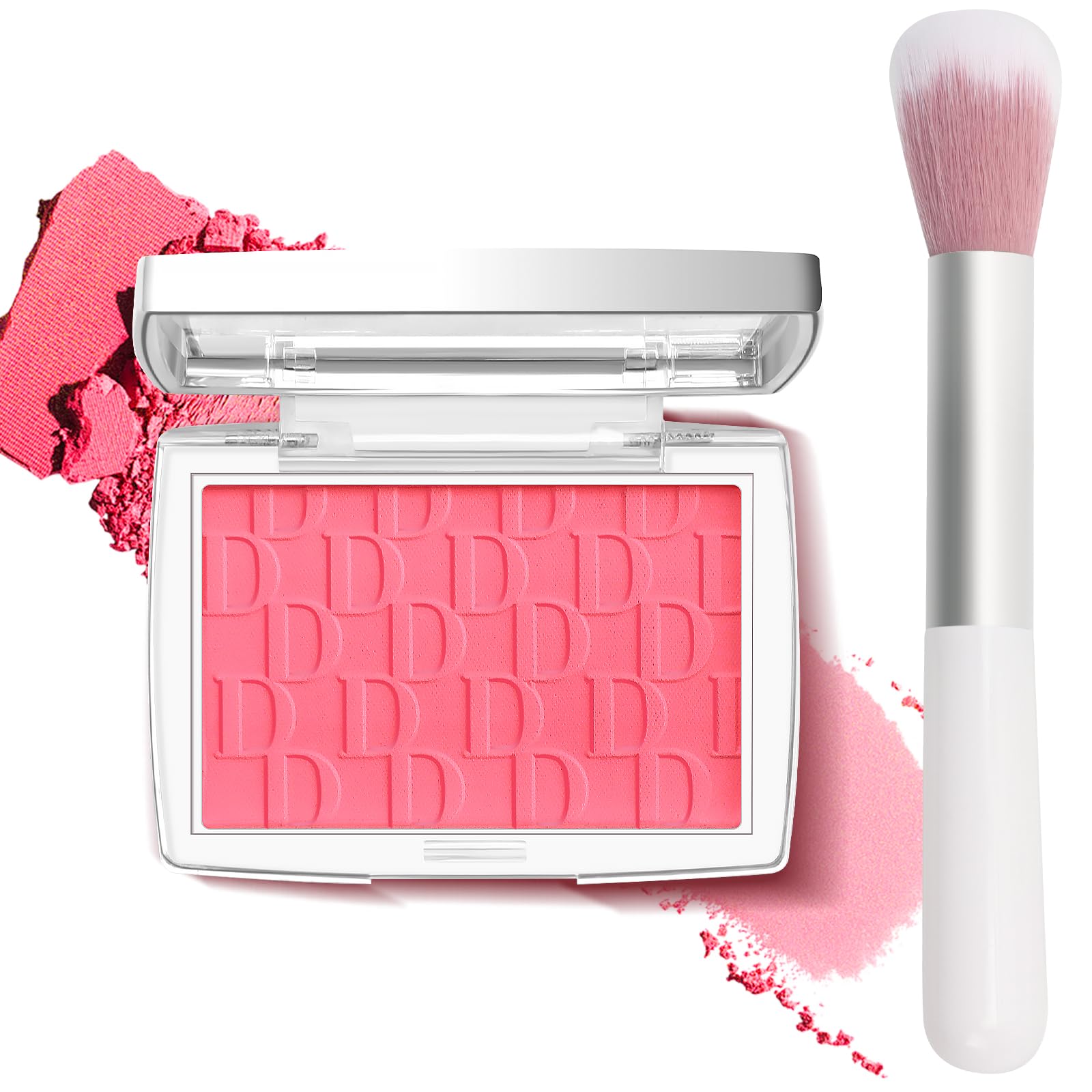 LYBHDAFA Cherry Blush embossed palette for on-the-go touch-ups with premium look.