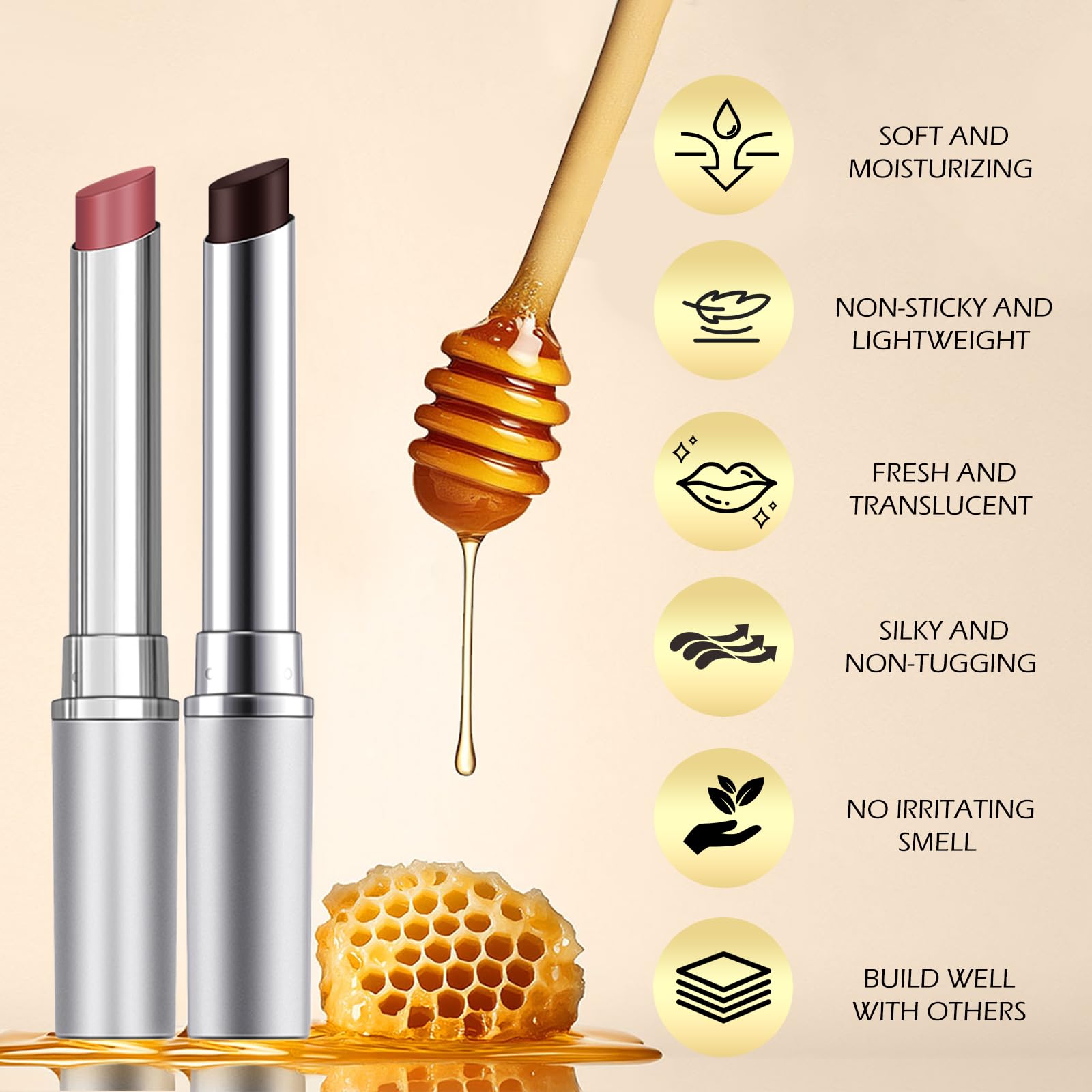 LYBHDAFA compact purse-size lip care image emphasizing portability and all-day moisture.