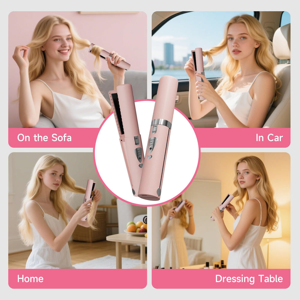 LYFDUW pink finish highlights travel-friendly cordless styling.