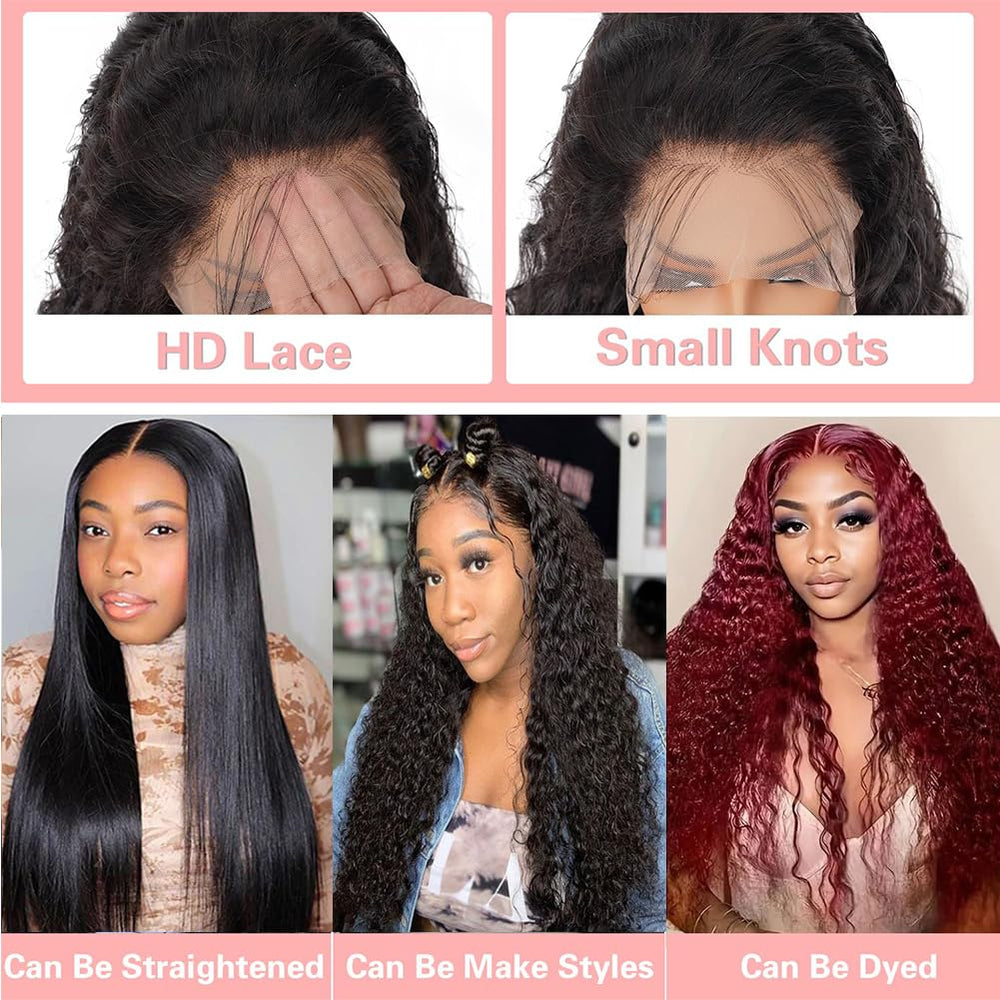 LYILYI pre-plucked lace-front wig ensures quick install and natural front