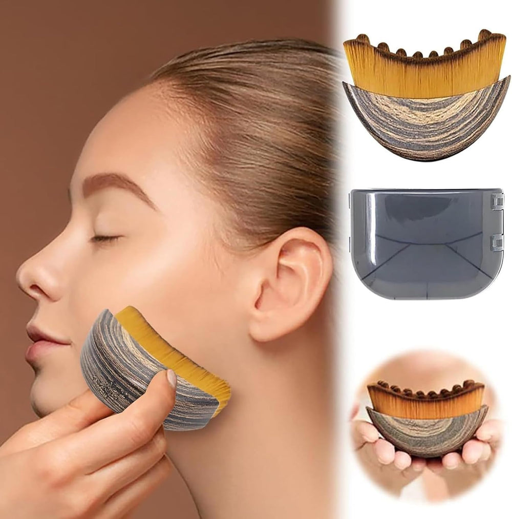 Lymphatic Contour Brush dry brushing routine shot for quick at-home spa sessions