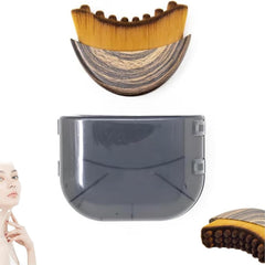 Lymphatic Contour Face Brush close-up bristles highlight ultra-soft durability for sensitive skin