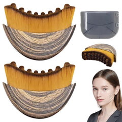 Lymphatic contour face brush close-up shows ultra-soft bristles for gentle massage.